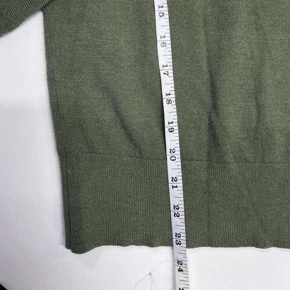 L'Agence Easton One Shoulder Sweater New with Tags Size Large Dark Green - Picture 10 of 16